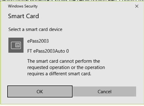 select a smart card device|windows security smart card popup.